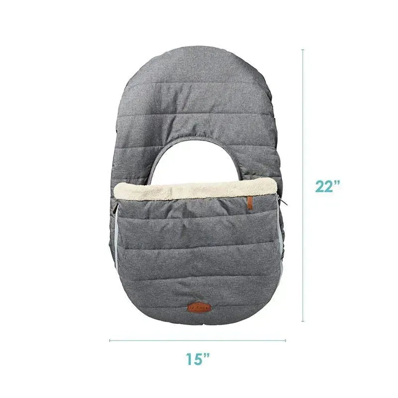Tomy - Infant Car Seat Cover, Heather Grey Image 3