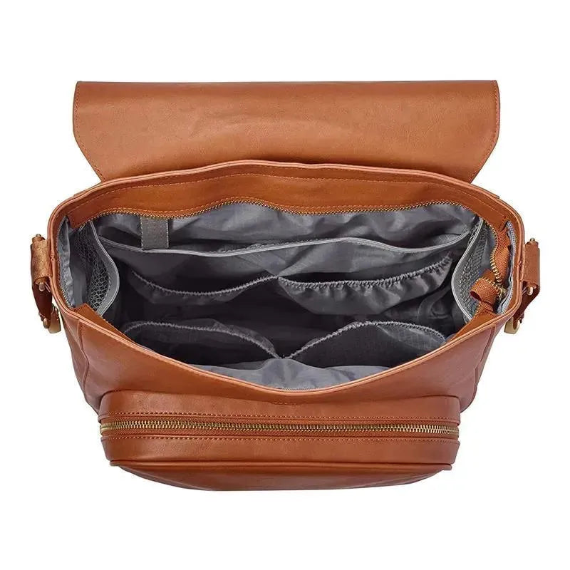 Tomy - JJ Cole Brookmont Backpack Baby Diaper Bag, Cognac Image 4