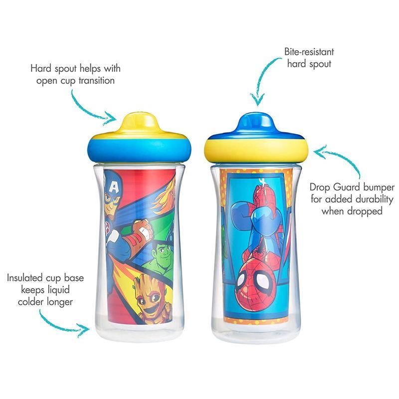 Tomy - Marvel Drop Guard Insulated Sippy Cup 2 Pk Image 4