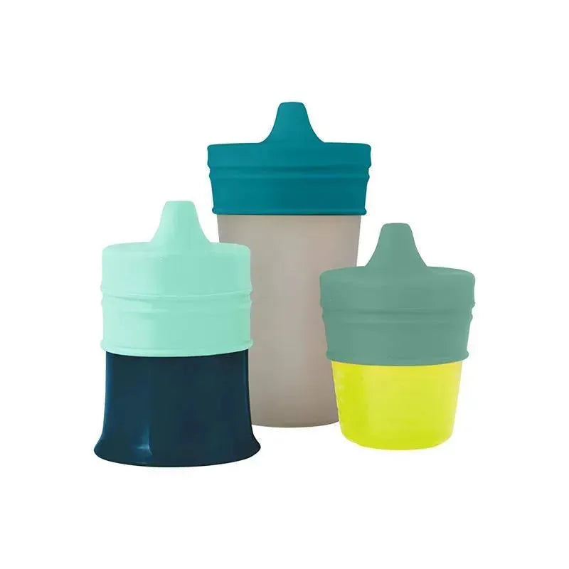 Tomy - Snug Spout Universal Silicone Sippy Lids Mint Image 5