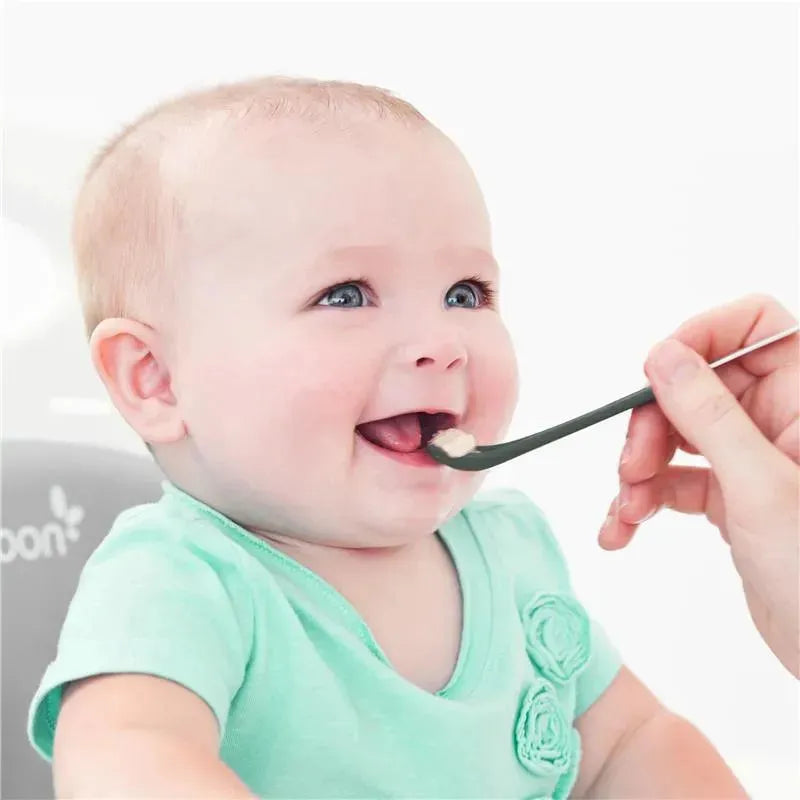 Tomy - Swap 2 in 1 Feeding Spoon Gray/Mint Image 2