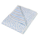 Trend Lab Cloud Knit Blanket, Blue/Gray Image 2