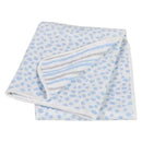 Trend Lab Cloud Knit Blanket, Blue/Gray Image 6