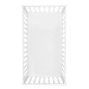 Trend Lab - Deluxe Flannel Fitted Crib Sheet, White Image 2
