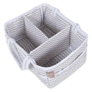 Trend Lab - Dove Gray Chevron Storage Caddy Image 3