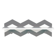 Trend Lab - Gray Chevron Wall Shelf Image 1