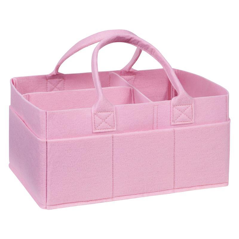 Trend Lab - Ice Pink Felt Storage Caddy Image 1