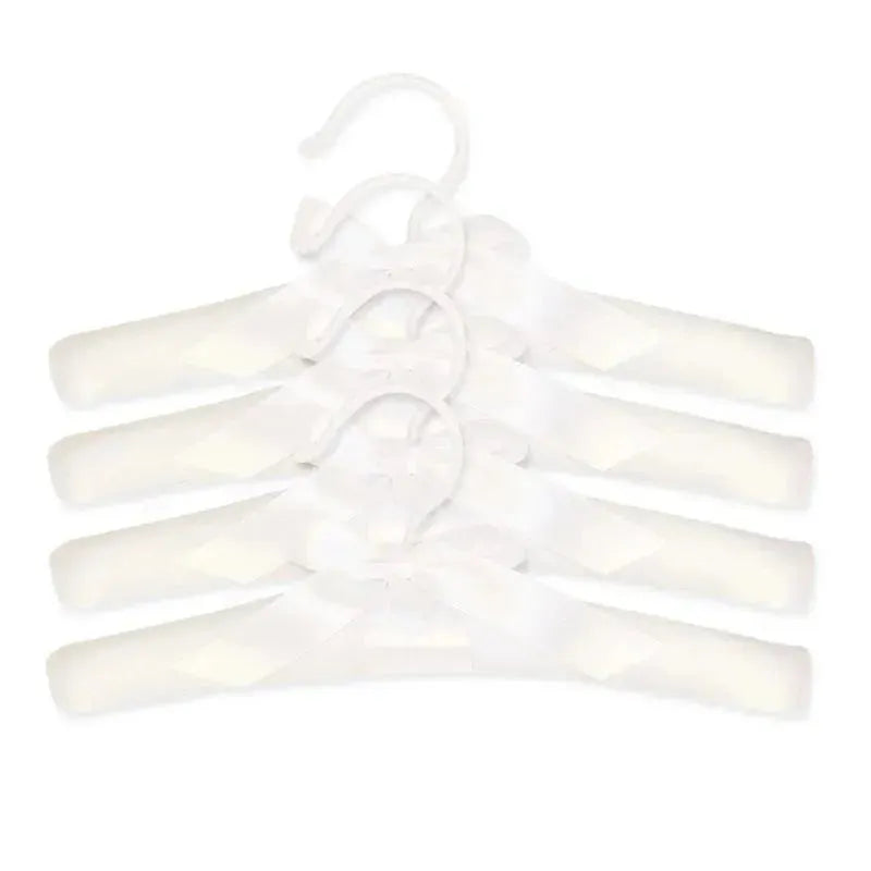 Trend Lab - Satin 4 Pack Hangers, White Image 1