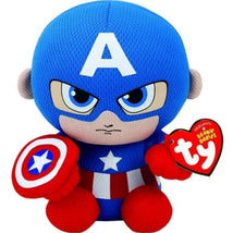 Ty Beanie Boos, Ty Captain America Plush Image 1