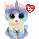 Ty Heather Cat With Horn, Regular | Cat Stuffed Animal  Image 1