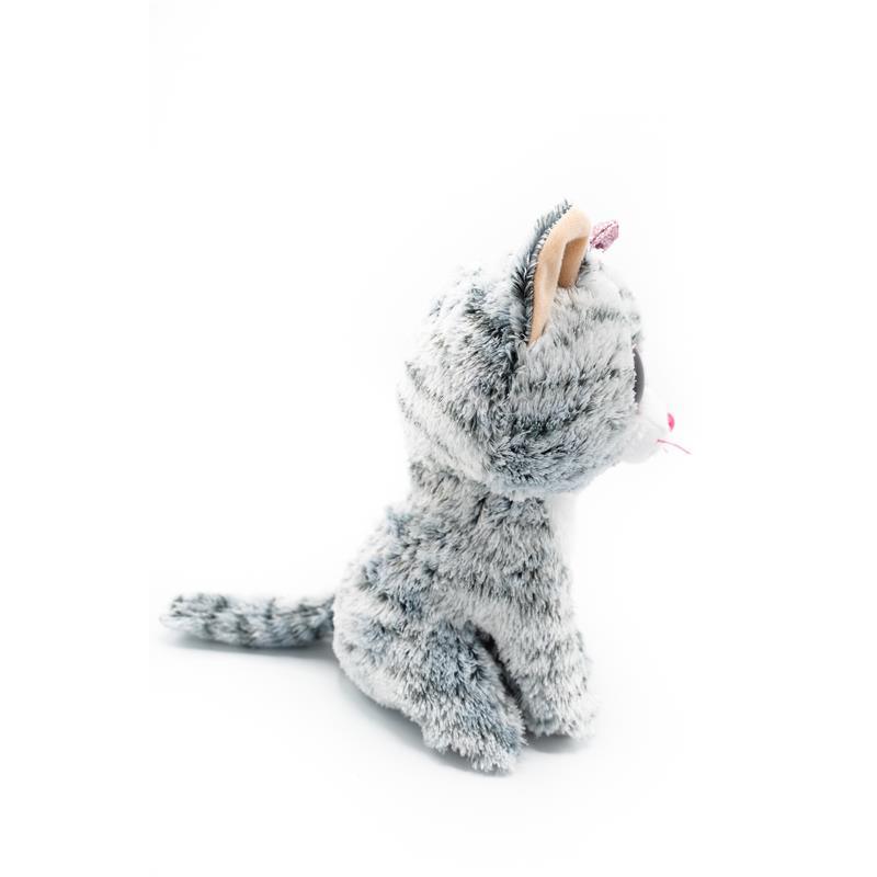 Ty Kiki Cat Grey, Medium | Cat Stuffed Animals Image 2