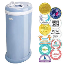 Ubbi - Steel Odor Locking Diaper Pail, Cloud Blue Image 2