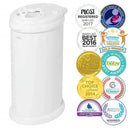 Ubbi - Steel Odor Locking Diaper Pail, White Image 3