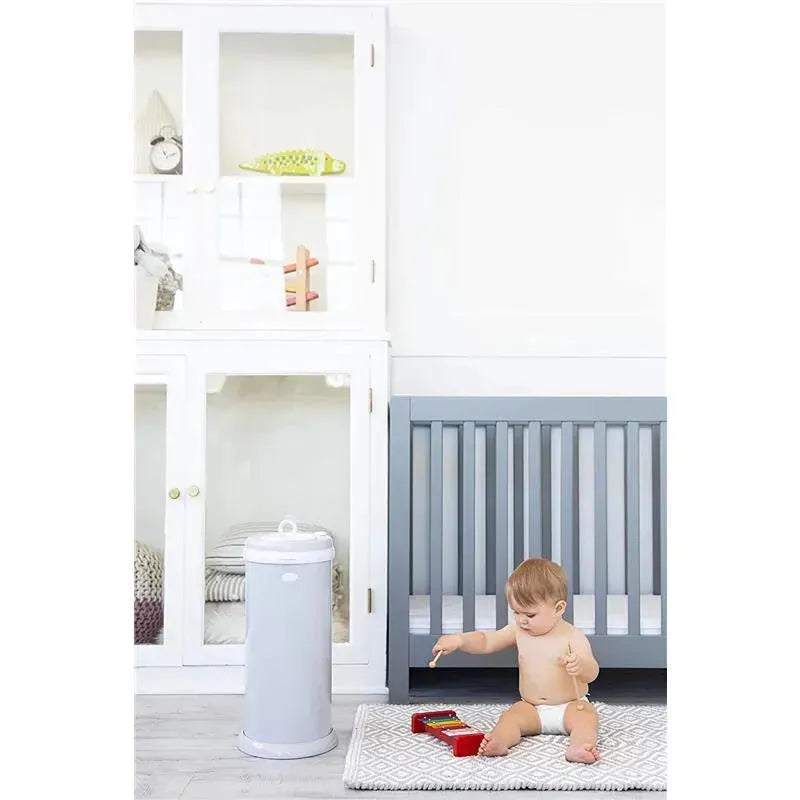 Ubbi - Steel Odor Locking Diaper Pail, Grey Image 6