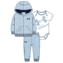 Under Armour - 3 Pc Core Stripe Take Me Home Set, Isotope Blue Image 1