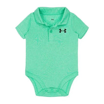 Under Armour - Baby Boy Bodysuit Polo, Vapor Green Image 1