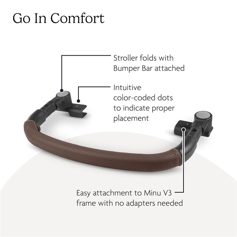 Uppababy - Bumper Bar For Minu V3, Chestnut   Image 3