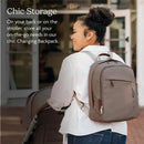 Uppababy - Changing Backpack, Gregory (Blue Mélange/Saddle Leather) Image 5