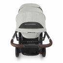 Uppababy - Cruz V2 Stroller, Anthony (White & Grey Chenille/Carbon/Chestnut Leather)  Image 4