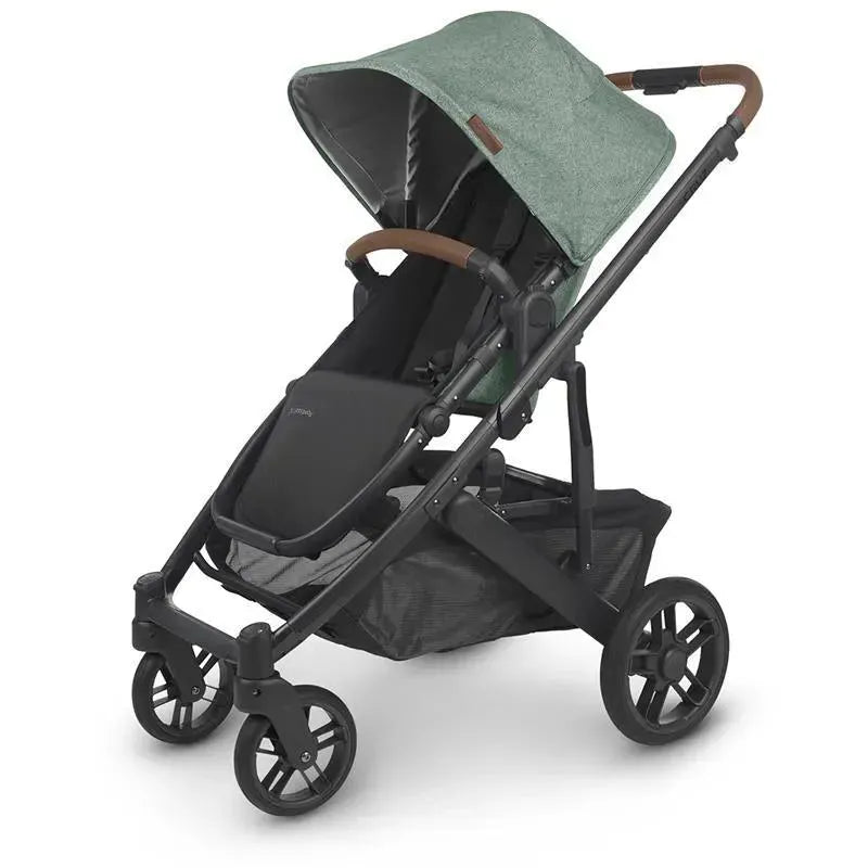 Uppababy - Cruz V2 Stroller, Gwen (Green Mélange/Carbon/Saddle Leather) Image 1