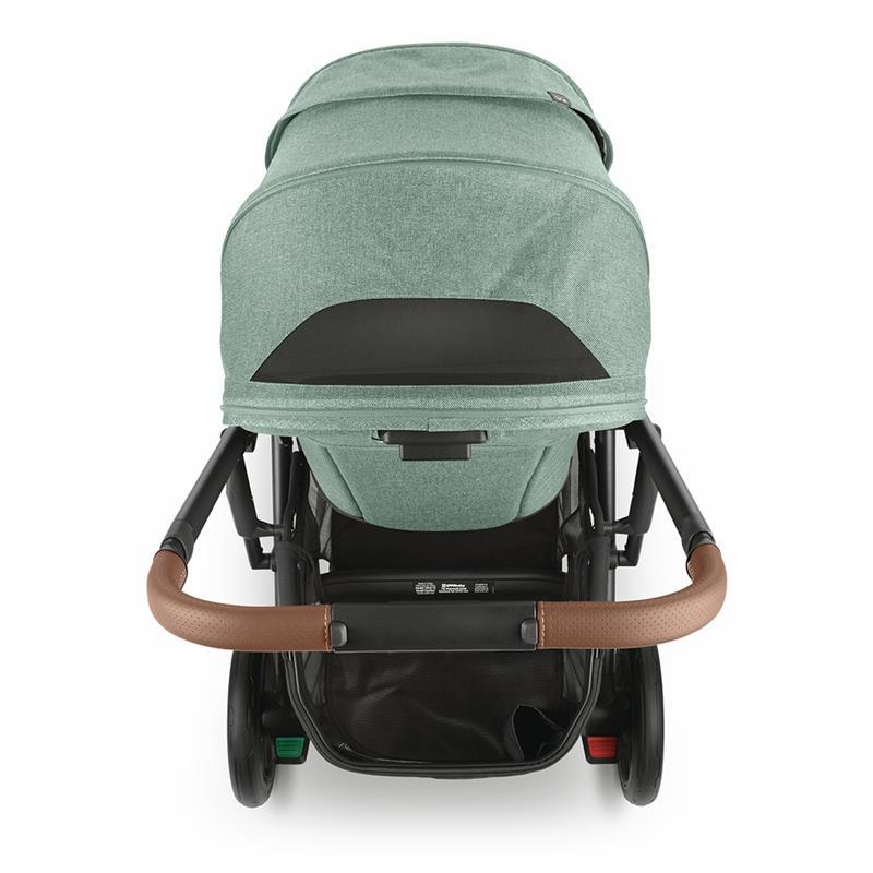 Uppababy - Cruz V2 Stroller, Gwen (Green Mélange/Carbon/Saddle Leather) Image 3