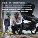 Uppababy - Ridge Jogging Stroller, Gwen (Green Mélange/Carbon Frame) Image 4