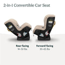 Uppababy - Rove Convertible Car Seat, Kavneer (Almond Mélange) Image 5