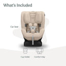 Uppababy - Rove Convertible Car Seat, Kavneer (Almond Mélange) Image 6