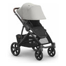 Uppababy - Vista V3 Stroller, Savannah (Pearl Gray Jacquard/Carbon Frame/Chestnut Leather) Image 3