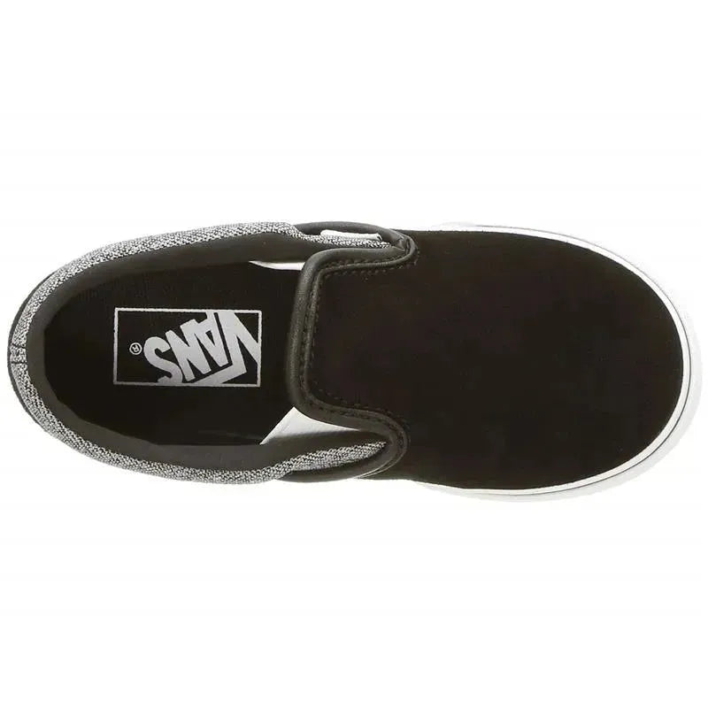 Vans - Toddler Classic Slip On Suede, Black/White/Grey Image 4