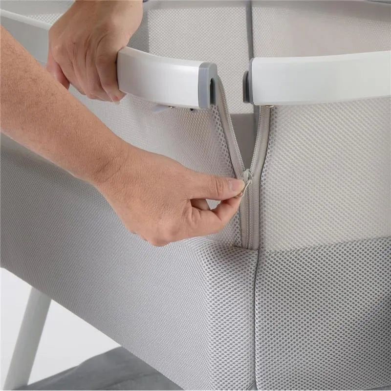 Venice Child - California Dreaming Bedside Crib Bassinet With Travel Case, Gray Image 5