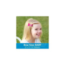 Wee Ones Baby Classic Grosgrain Hair Bow (Knot Wrap), 2 X 1.5 (3/8 Ribbon), Black Image 2