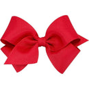 Wee Ones Basic Small Grosgrain Bow - Red Image 1