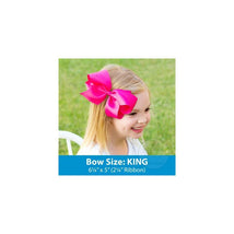 Wee Ones King Organza Overlay Bow, Black, Size 6.25 X 5 (2 1/4 Ribbon) Image 3