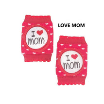 Wootie - Baby Knee Pads I Love Mom Image 1