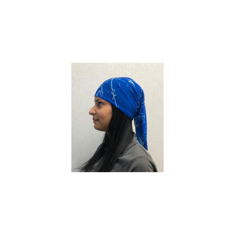Yiwu Multifunctional Bandana Headwear (Head Wrap, Bandana Mask, Scarf, Neck Gaiter,Etc) Blue Image 5