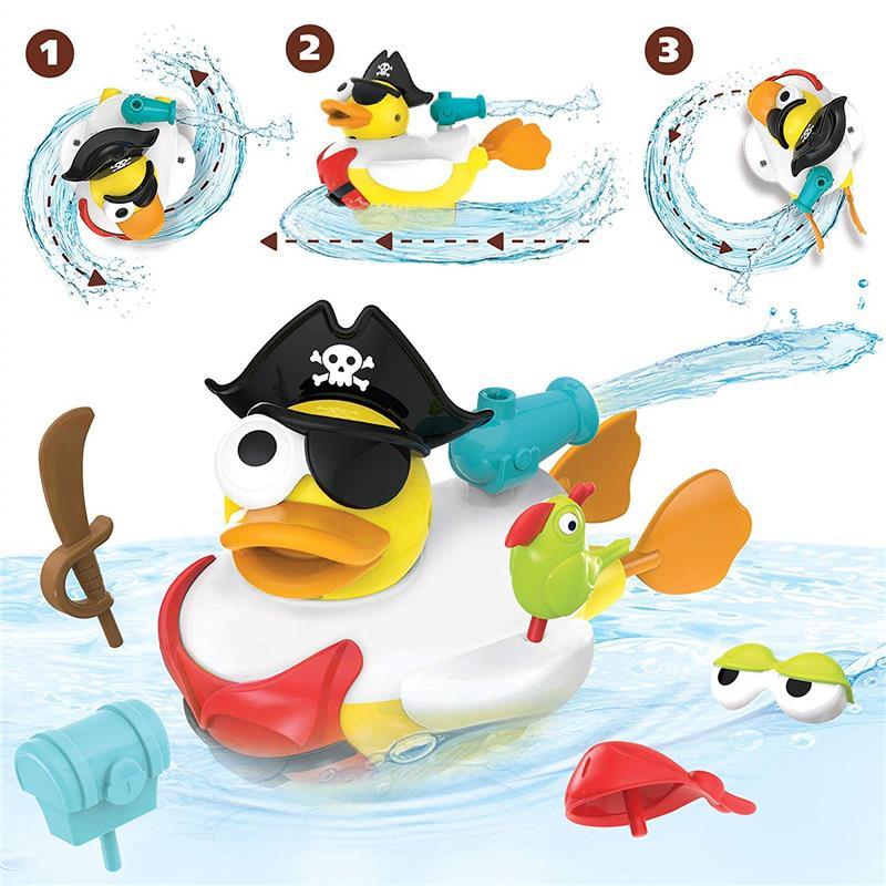 Yookidoo Jet Duck Bath Toy - Create a Pirate Image 1