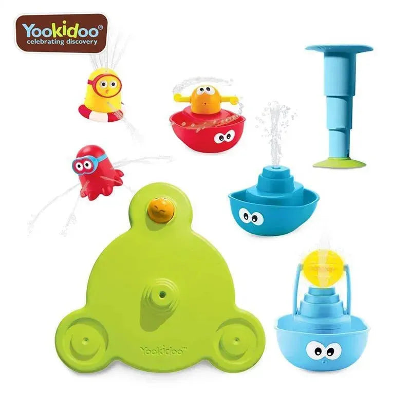 Yookidoo Stack 'N' Spray Bath Toy Tub Fountain Image 4