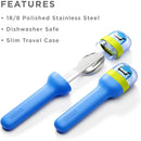 ZOKU - Kids Pocket Utensil Set, Shark Image 6