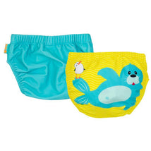 Zoocchini - 2Pk Knit Swim Diaper Set, Seal Image 1