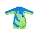 Zoocchini - One Piece Surf Suit Alligator, 6-12M Image 1