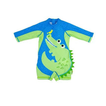 Zoocchini - One Piece Surf Suit Alligator, 6-12M Image 1