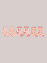 Trío de calcetines para bebé - Cherry Cute de Doodle By Meg