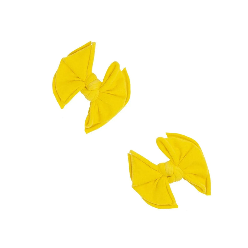 2PK BABY FAB CLIPS: canario