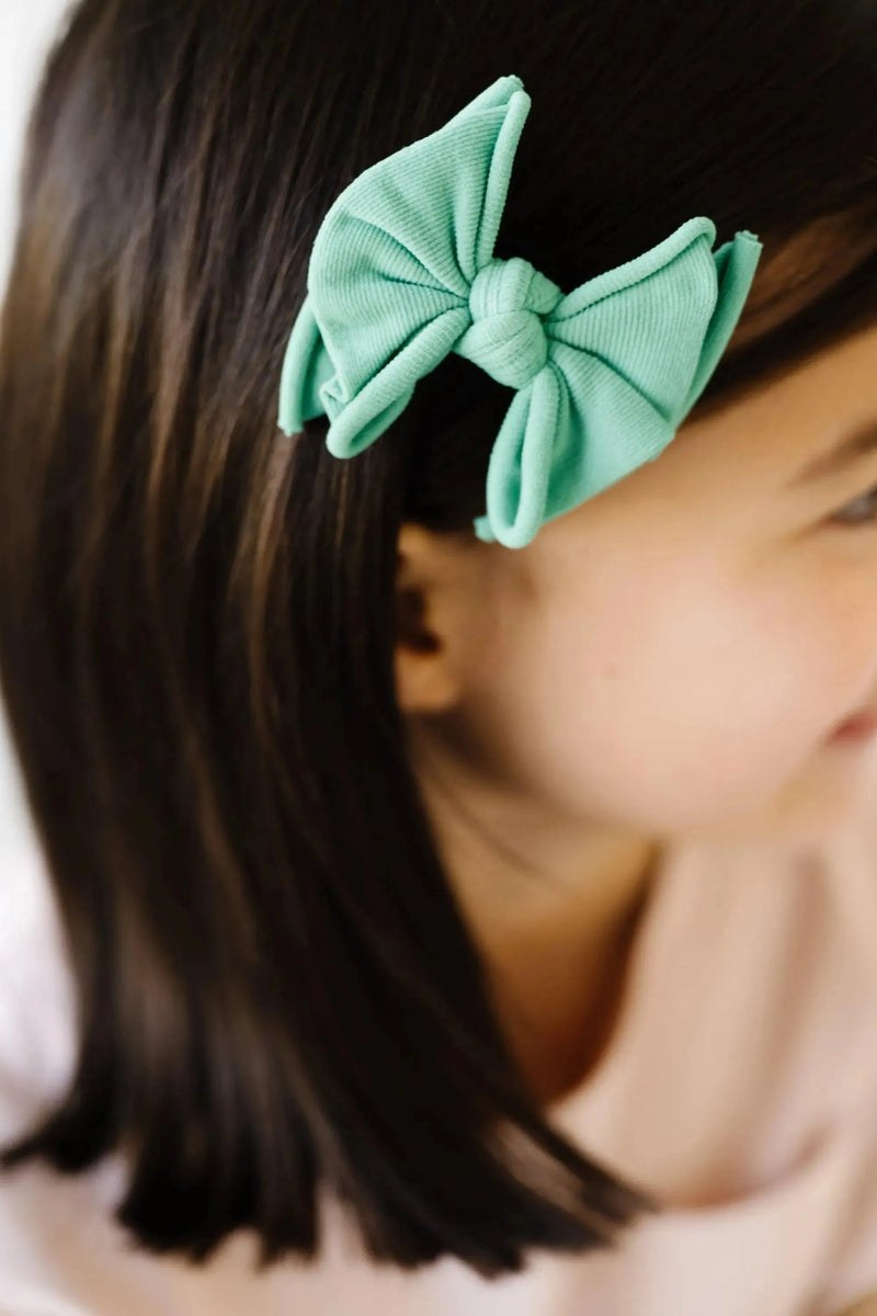 2PK BABY FAB CLIPS: mint