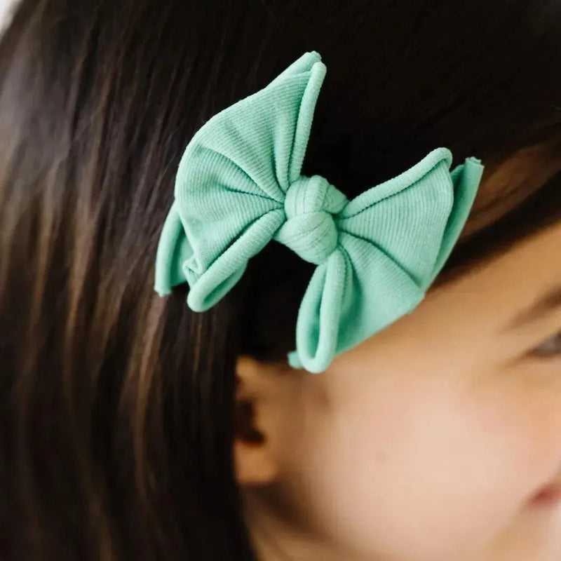2PK BABY FAB CLIPS: mint