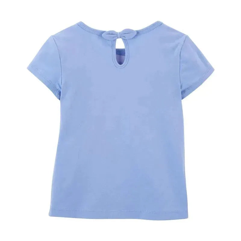 Carter's - Baby Girl Dragonfly Jersey Tee, Blue Image 2