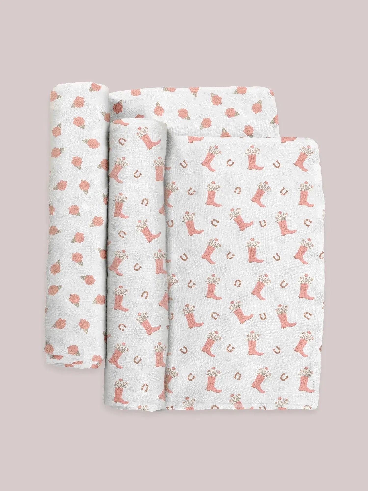 Swaddle Blanket Set - Bloomin' Boot