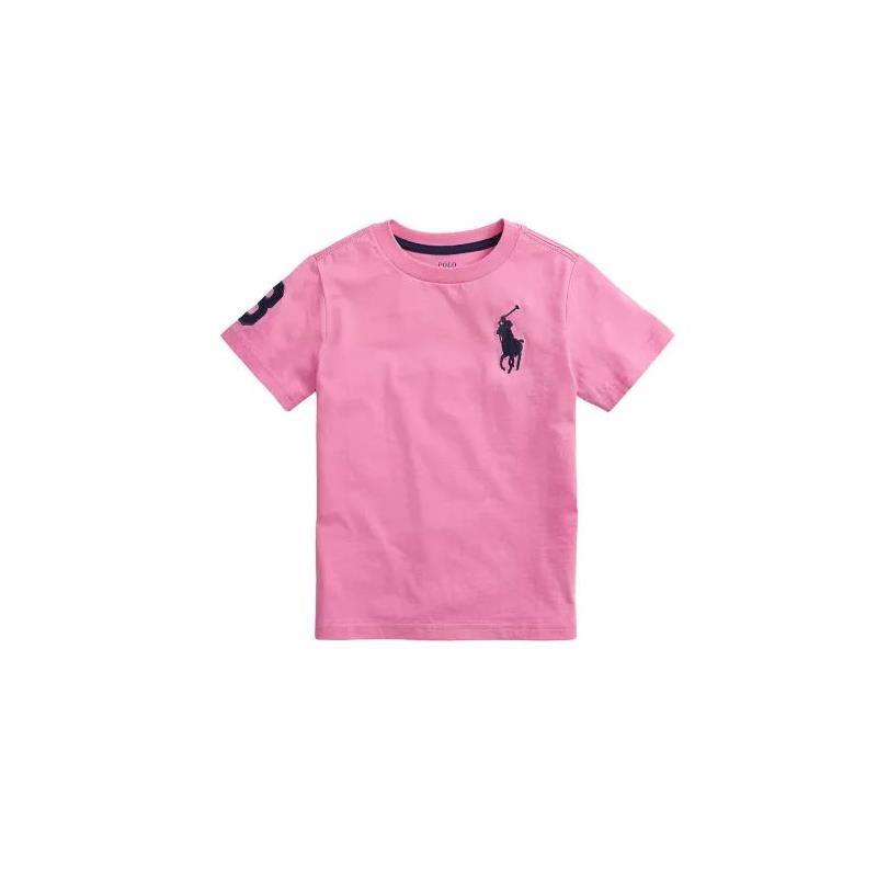 Polo Ralph Lauren Baby - Big Pony Cotton Jersey T-Shirt, Hot Pink Image 1