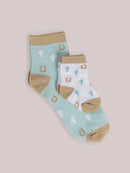 Mama & Me Socks - Howdy Partner Blue